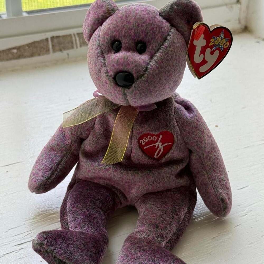 Ty Beanie Baby 2000 Signature Bear Plush Toy